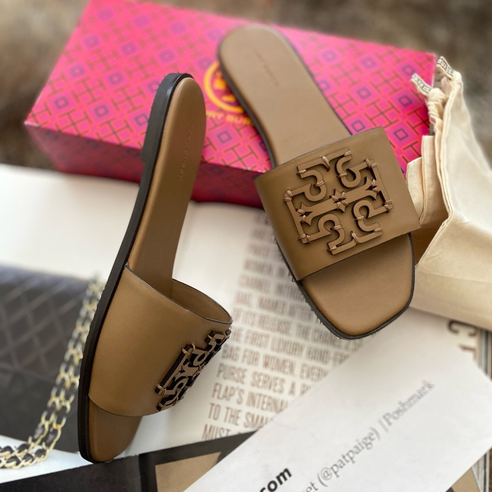 Tory Burch Ines Flat Slide Sandals